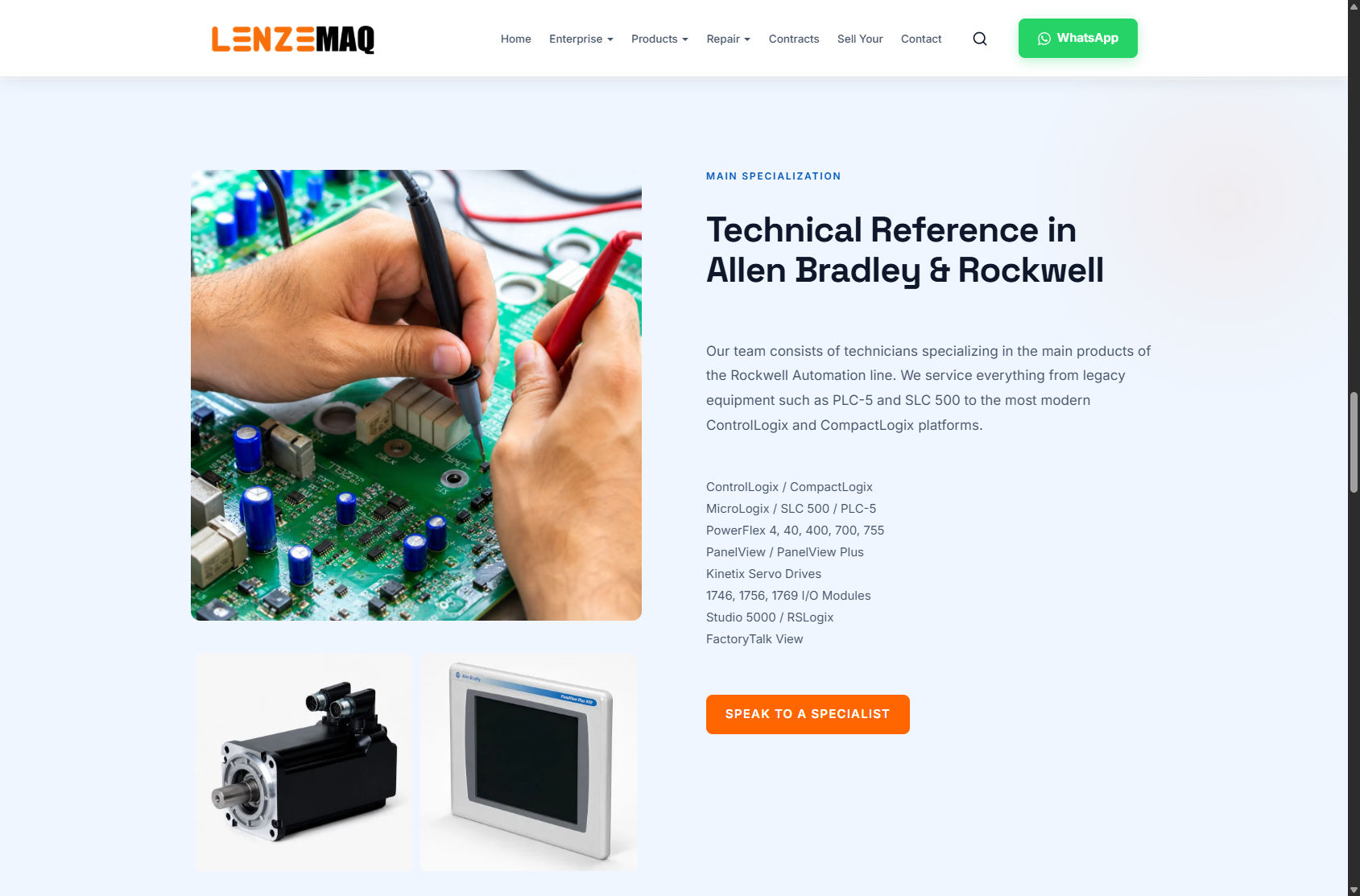 Allen Bradley and Rockwell specialization